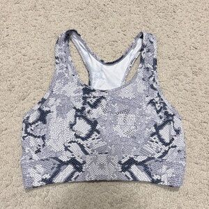 Varley Snakeskin Print Sports Bra Women’s Size L